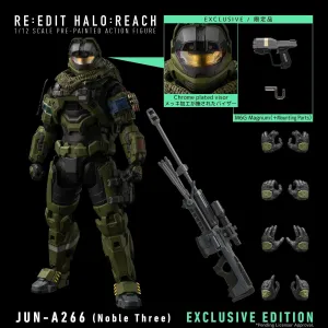 1000toys (Sen-Toys) RE:EDIT Halo: Reach Jun - A266 (Noble Three) 1/12 Scale PX Previews Exclusive Action Figure