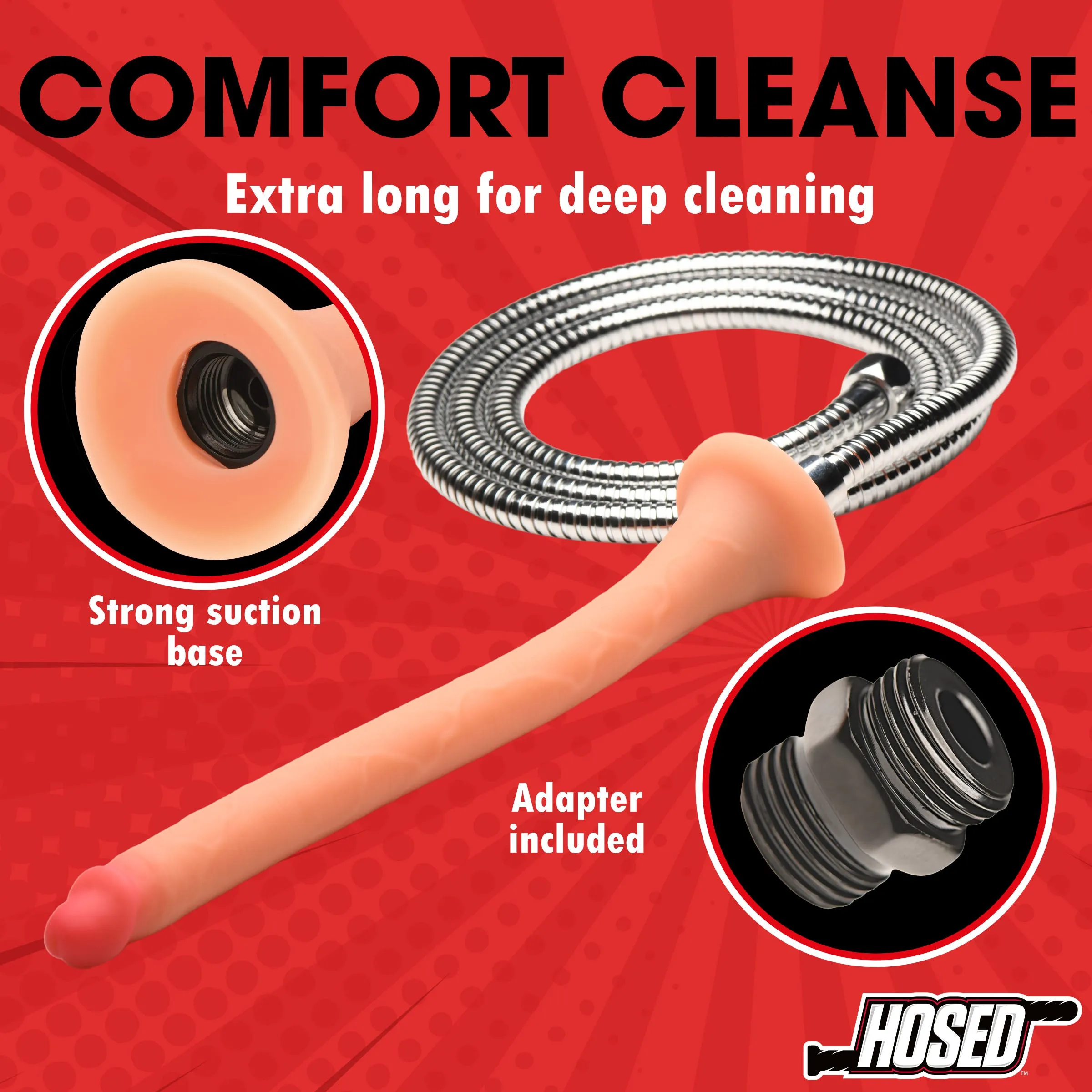 12 Slim Silicone Enema Hose