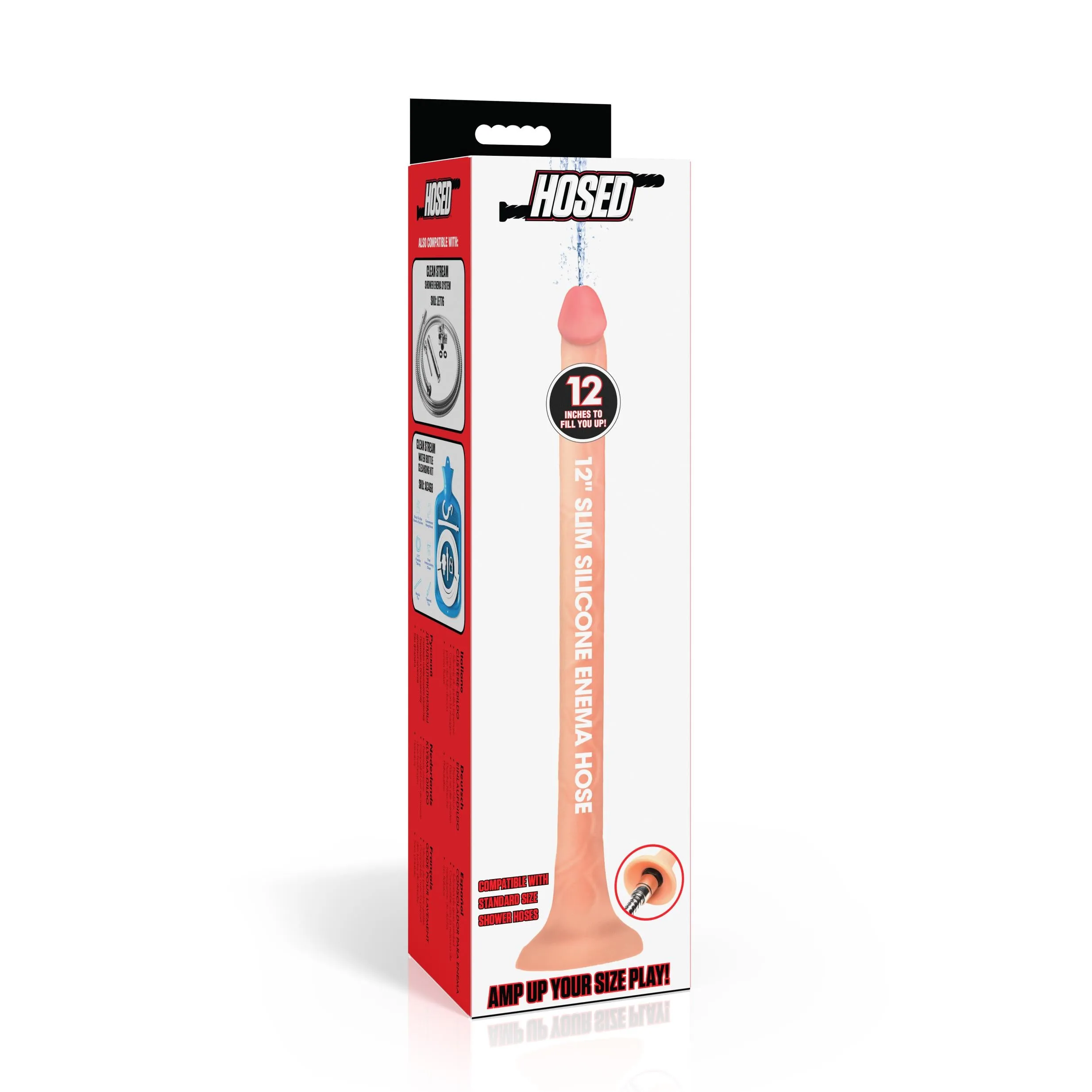 12 Slim Silicone Enema Hose