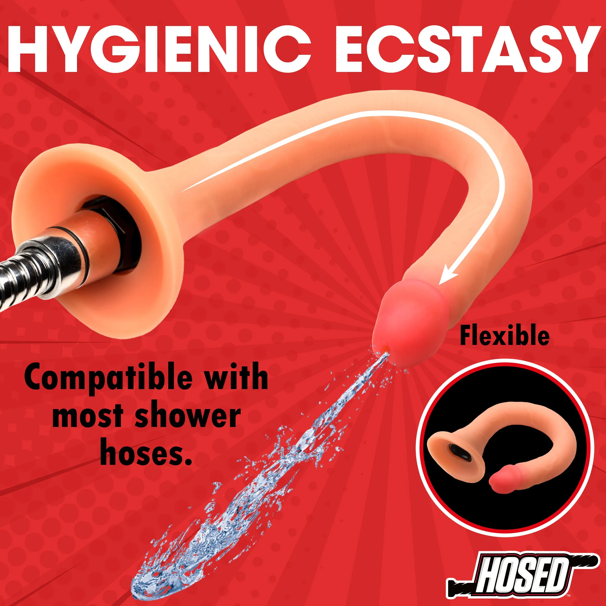 19 Slim Silicone Enema Hose