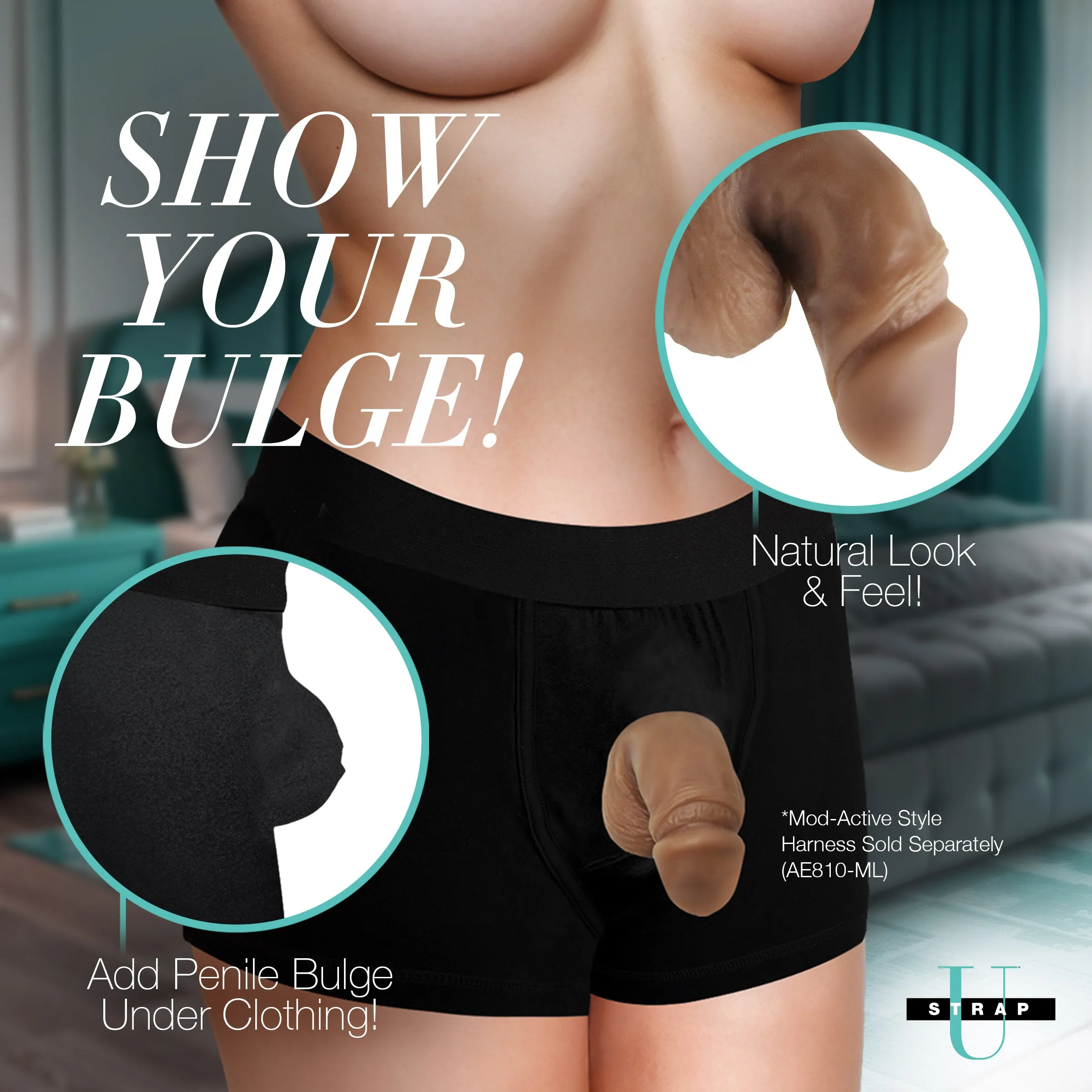 3.6 Silicone Packer Dildo - Medium