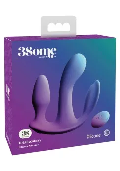 3Some Total Ecstasy | G-Spot | Clit | Anal | Medical Grade | 3 motors | Remote Control