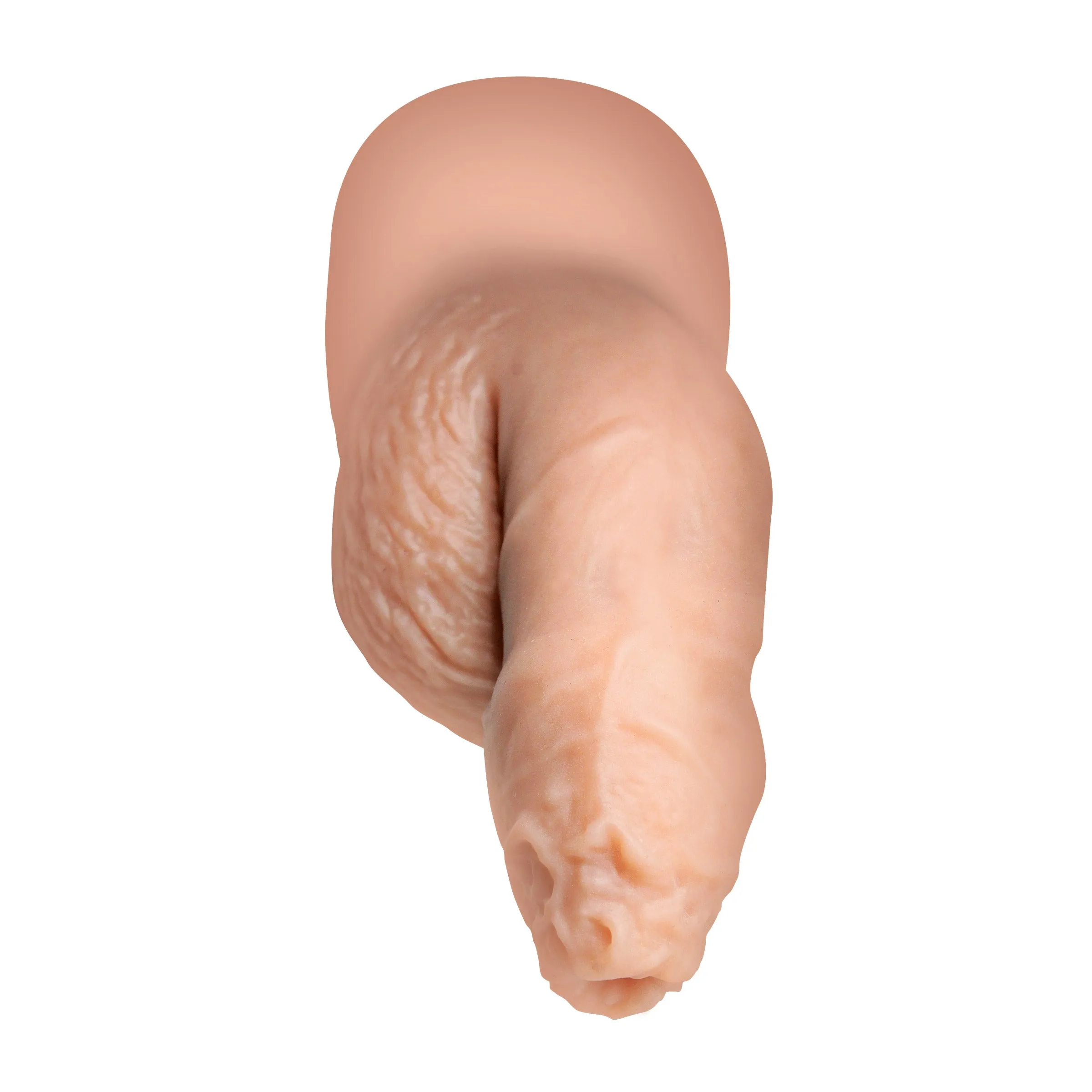5.1 Uncut Silicone Packer Dildo - Light