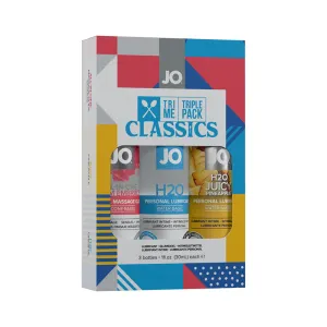 A Lube Sampler Pack by JO - Massage. H2O. Pineapple