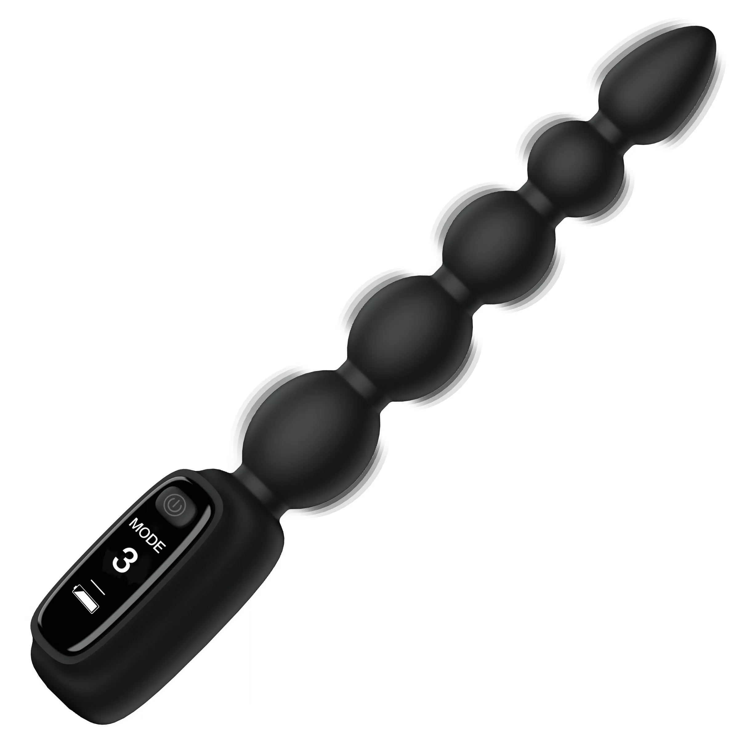 Anal Beads With Digital Display