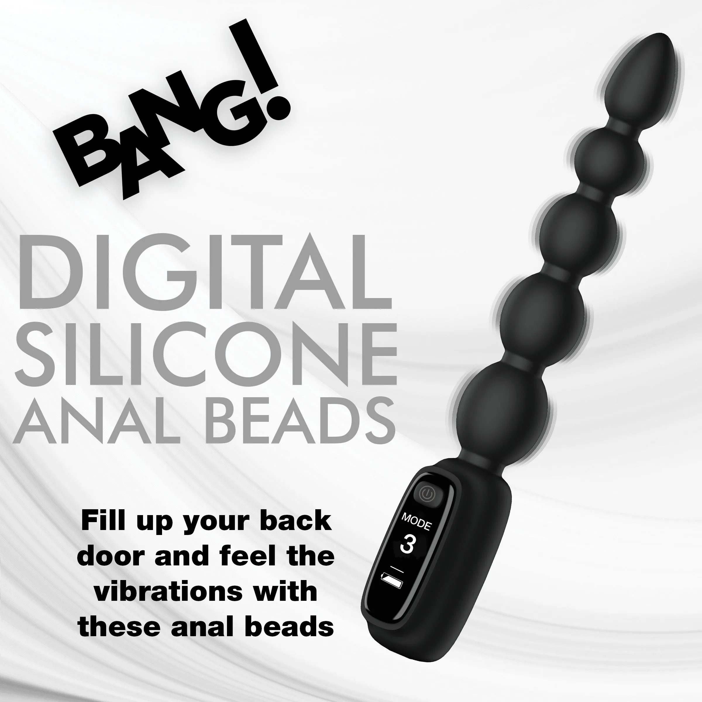 Anal Beads With Digital Display
