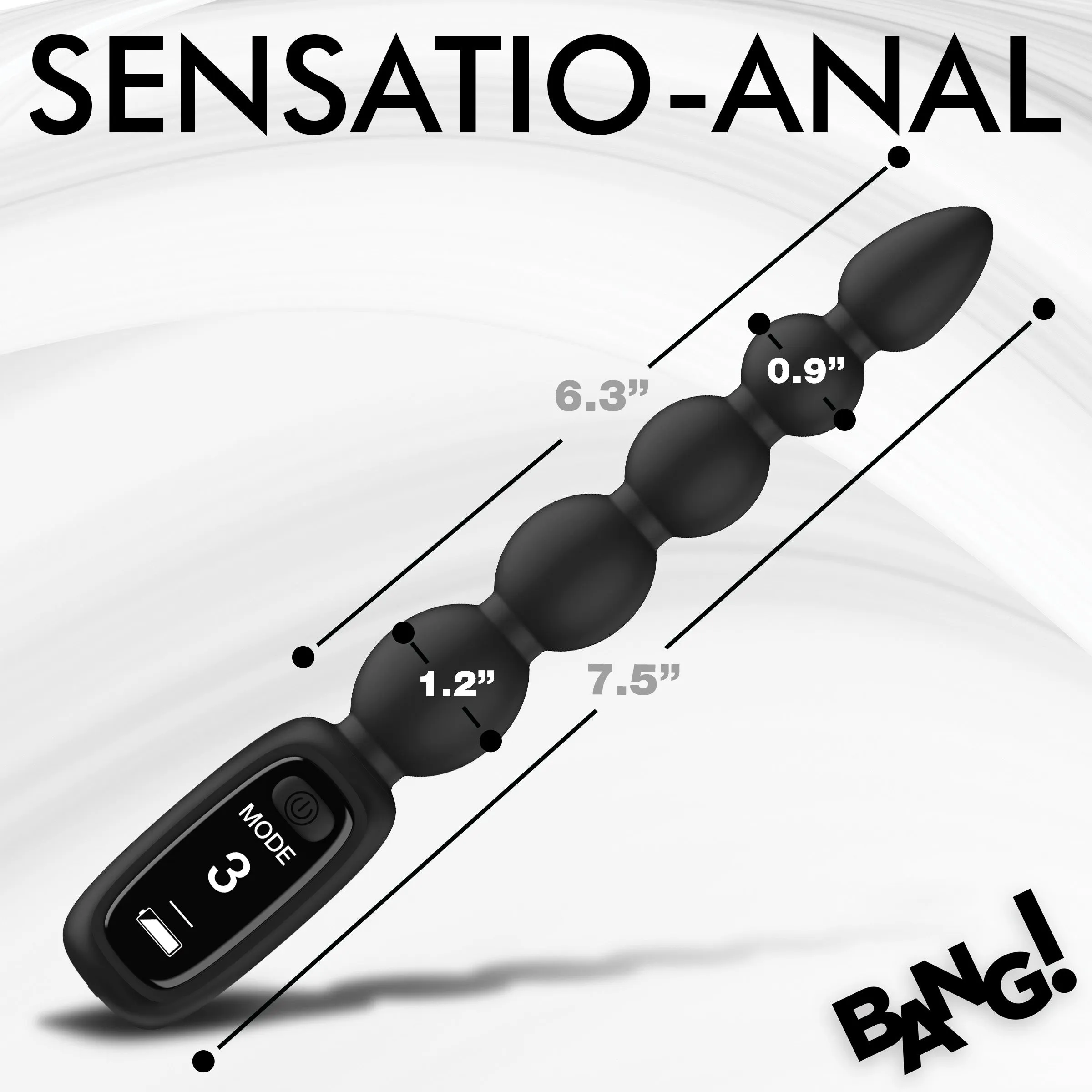 Anal Beads With Digital Display