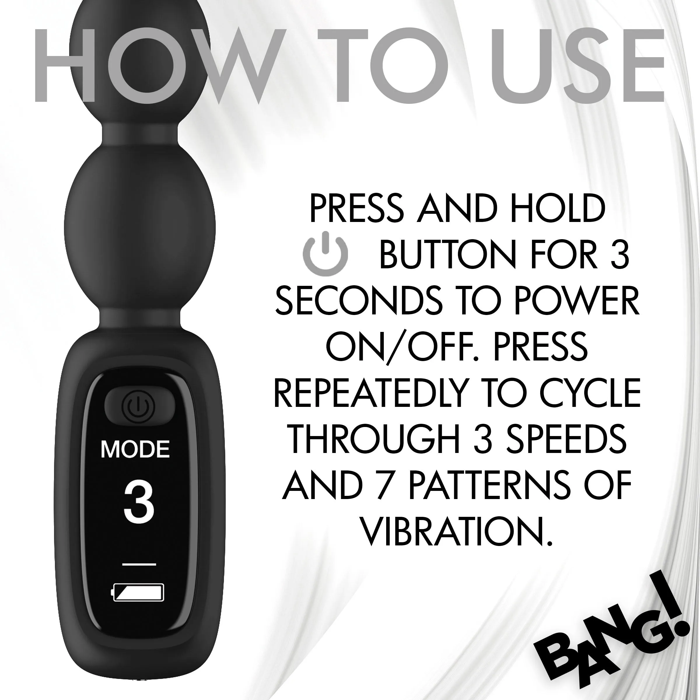 Anal Beads With Digital Display