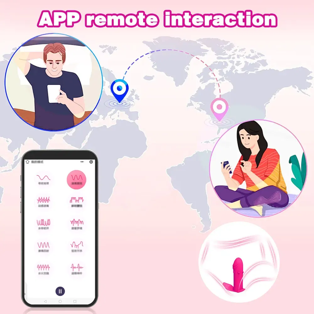 APP Control Anal Dildo Panty Vibrator - Vibrating Butt Plug Female Sex Toy
