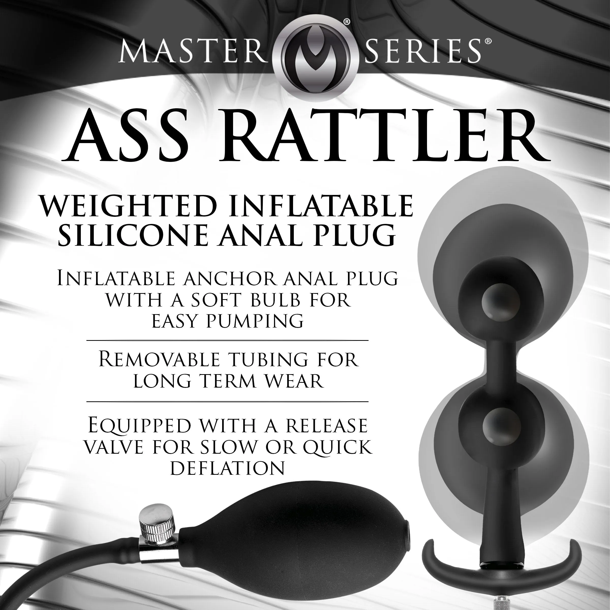 Ass Rattler Inflatable Anal Plug
