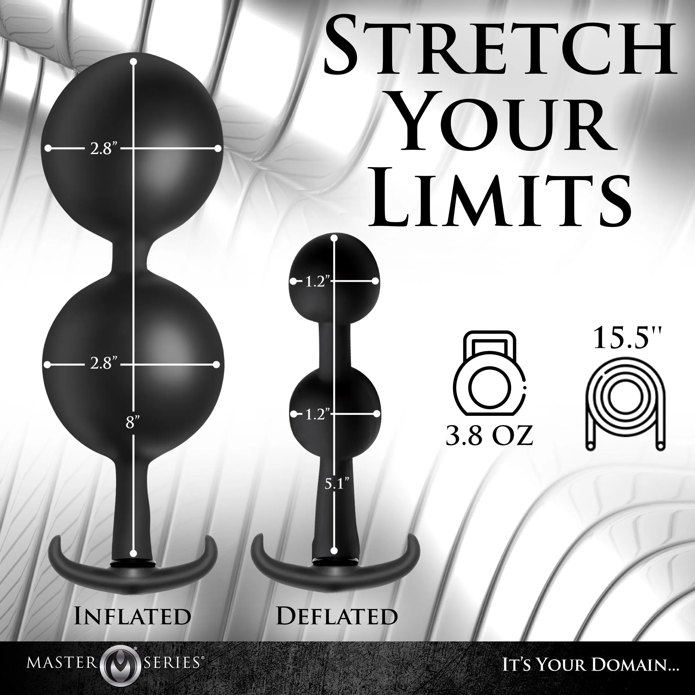 Ass Rattler Inflatable Anal Plug