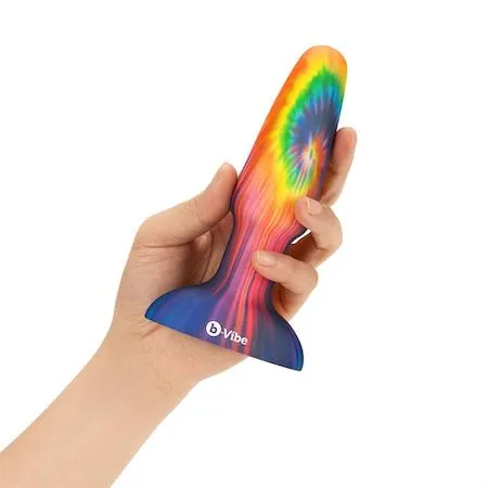 b-Vibe Peace & Love Tie-dye Rimming Plug