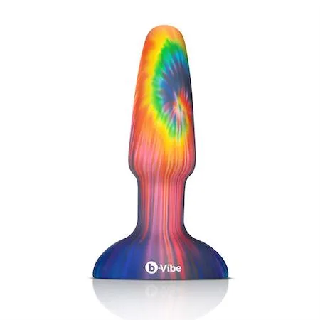 b-Vibe Peace & Love Tie-dye Rimming Plug
