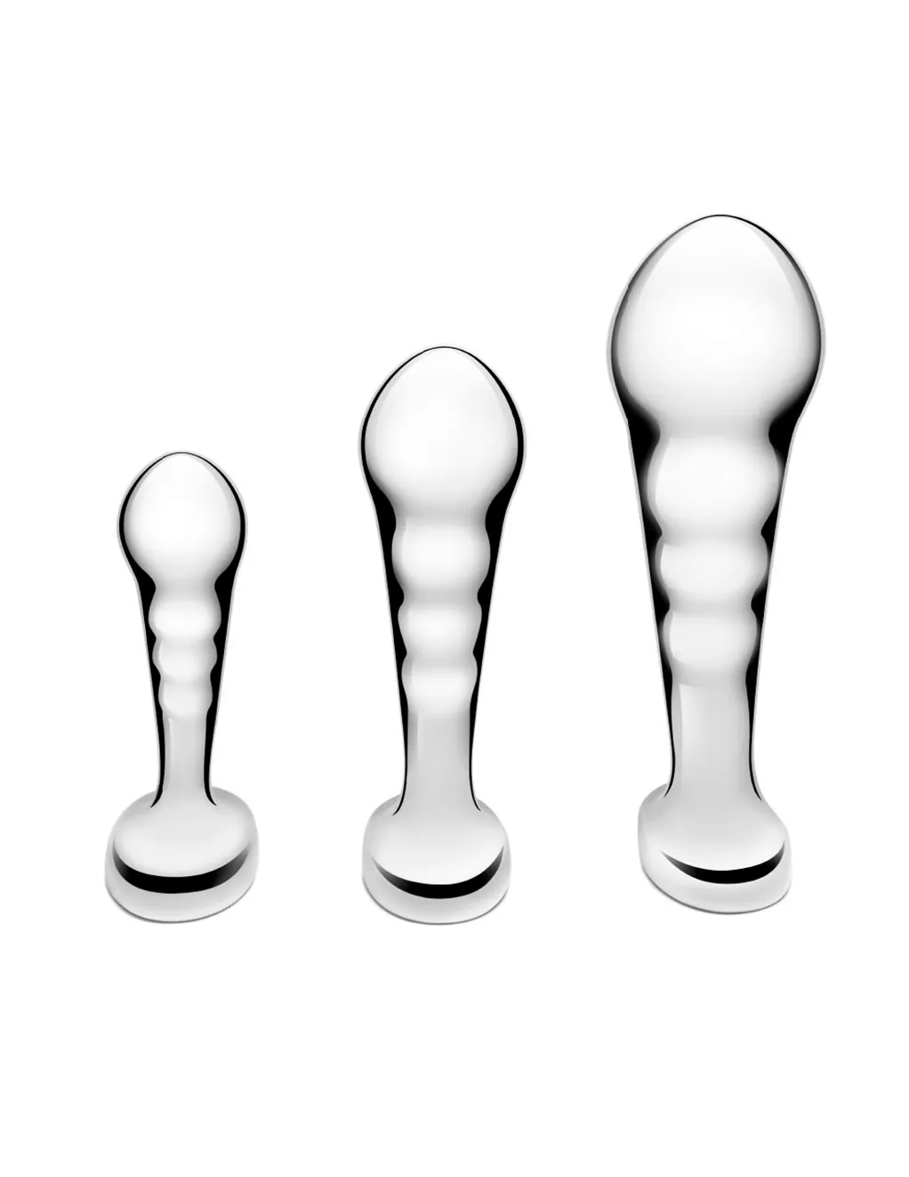 B-Vibe Stainless Steel P-Spot Training Set