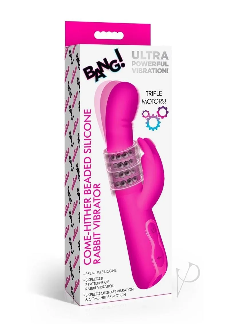 Bang Come Hither Beaded Rabbit Pink