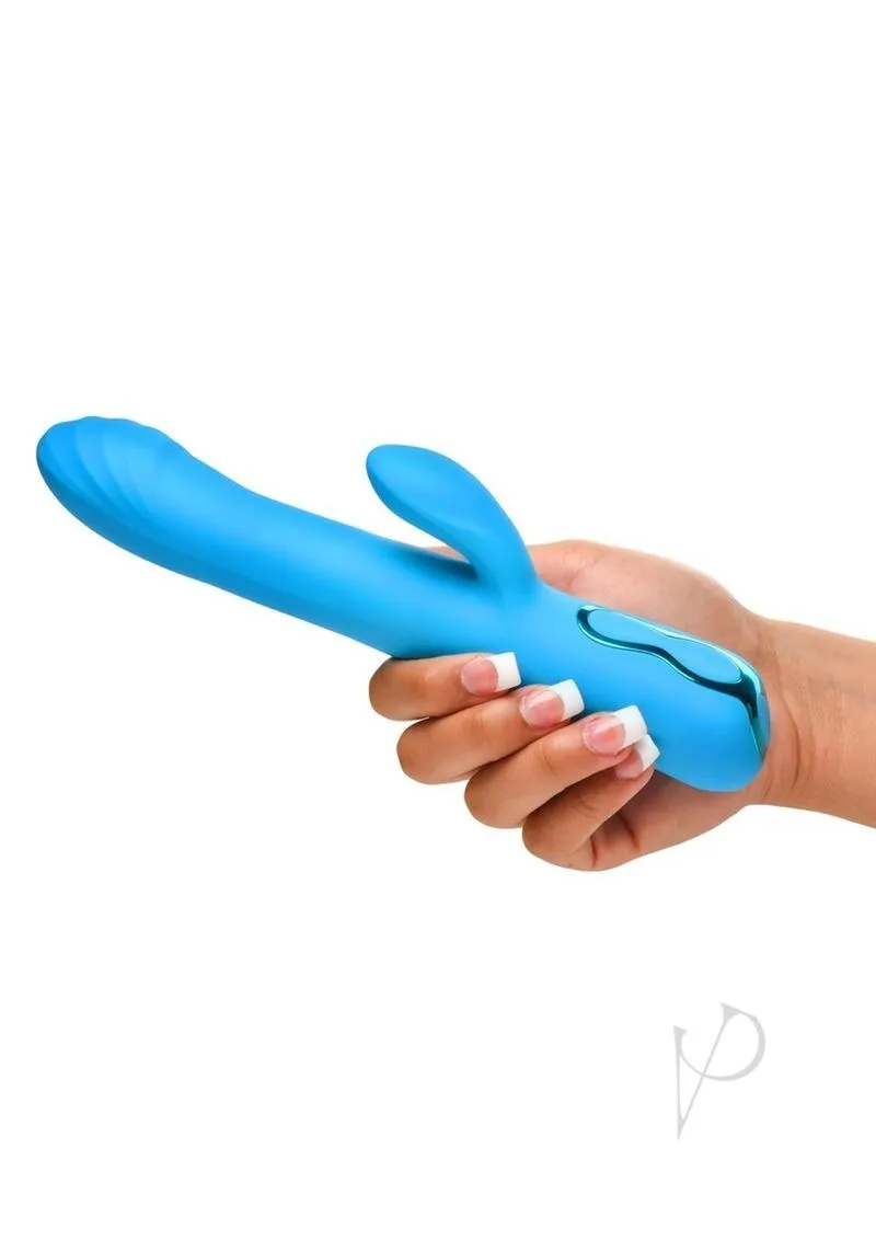Bang Rotating Beaded Rabbit Vibe Blue