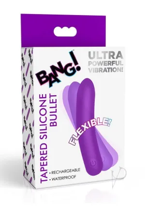 Bang Tapered Flexible Bullet Purple
