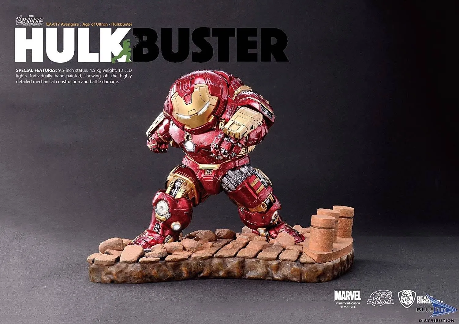 Beast Kingdom Egg Attack Marvel Avenger Age of Ultron Hulkbuster Statue
