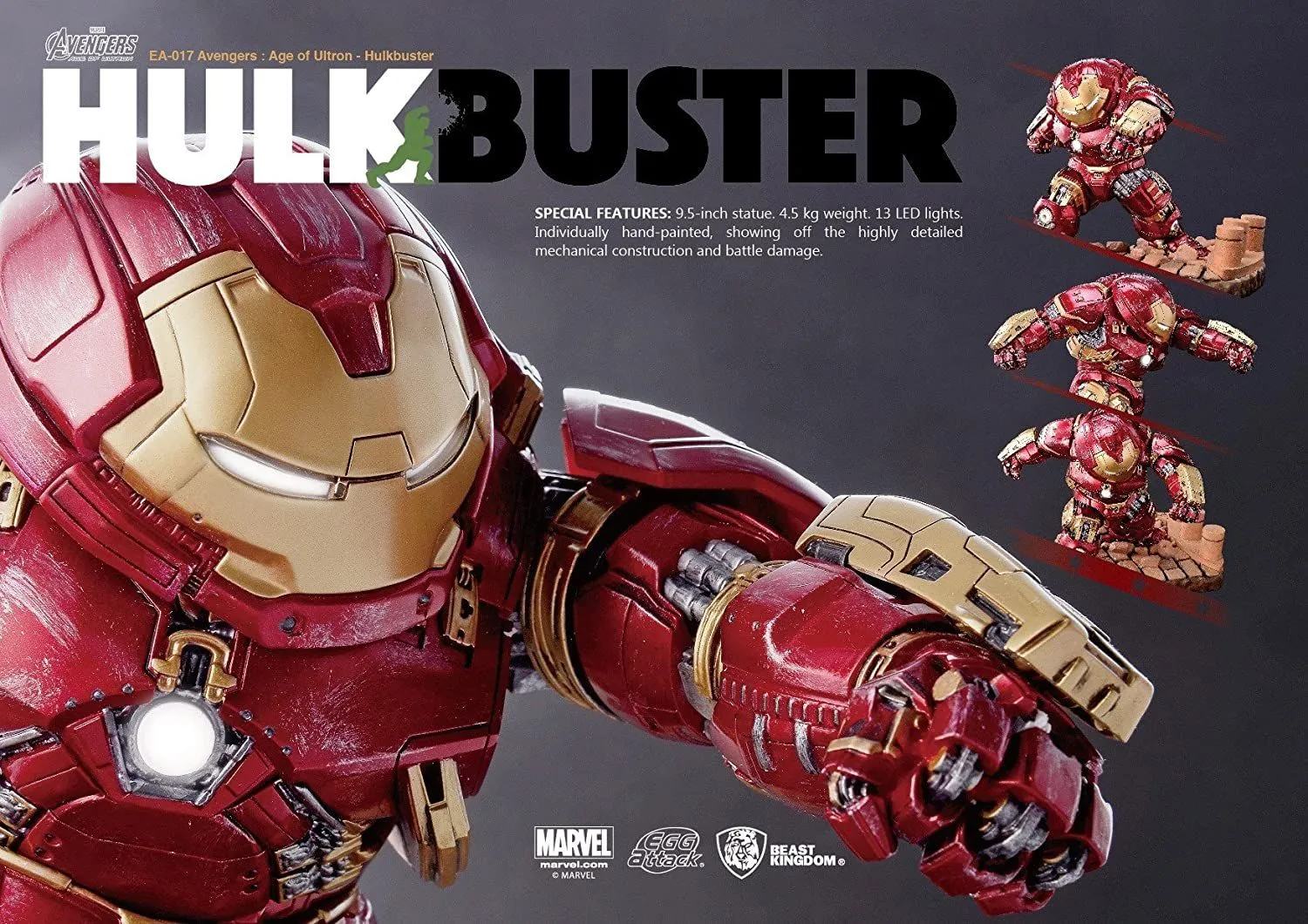 Beast Kingdom Egg Attack Marvel Avenger Age of Ultron Hulkbuster Statue