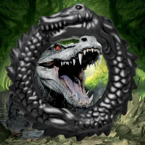 Black Caiman Cock Ring