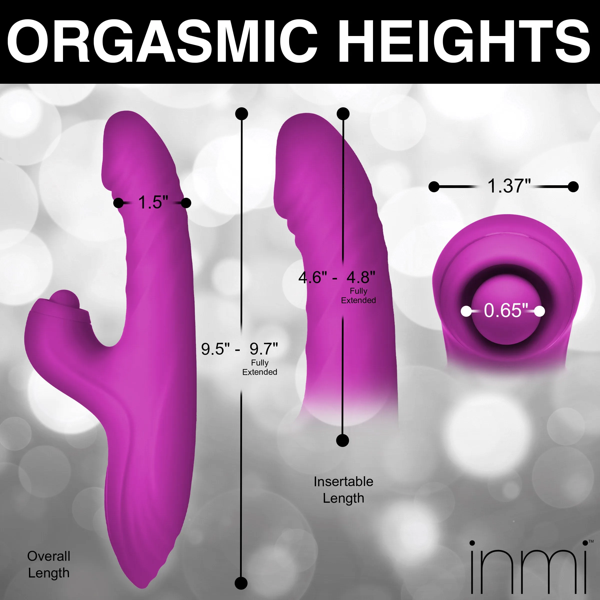 Bumpy Bunny Thrusting & Pulsing Vibrator