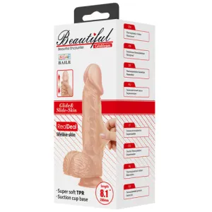 Catoblepas Realistic TPR Dildo with Suction 20 x Ø 4.4 cm