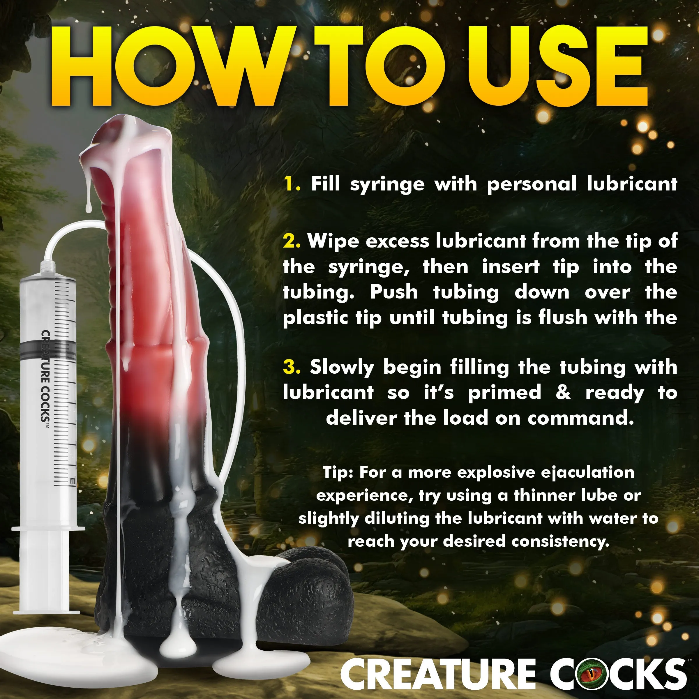 Centaur Explosion Squirting Dildo