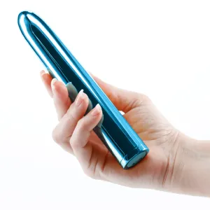 Chroma Insertable Beginner Rechargeable Vibrator - Teal