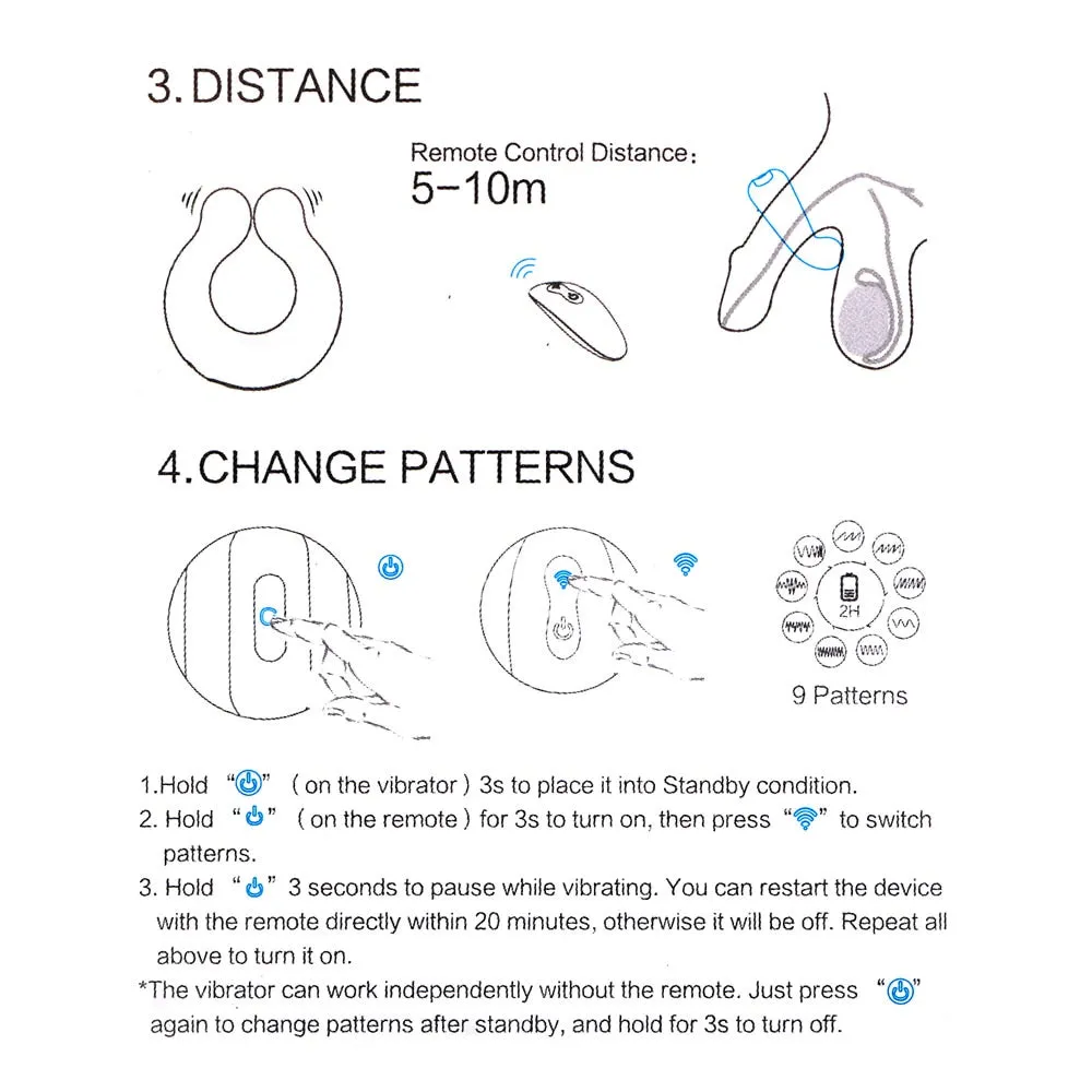 Cock Ring Couple Vibrator for Penis & Clitoral Stimulation