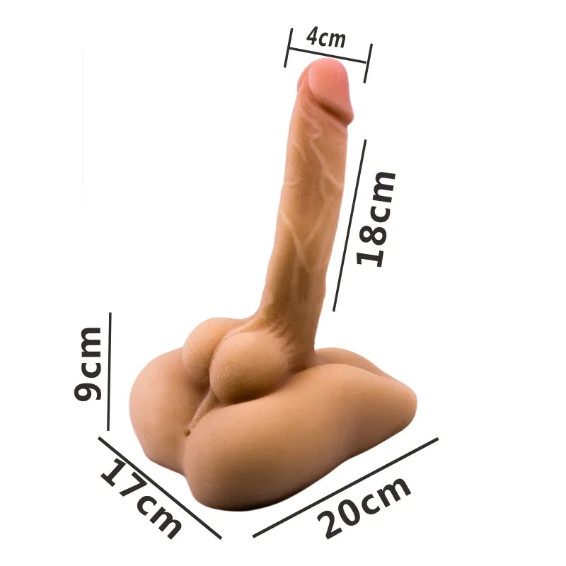 Come Closer 7 Realistic 2 IN 1 | Dildo | Anal Masturbator | Flesh | Dual Density Core
