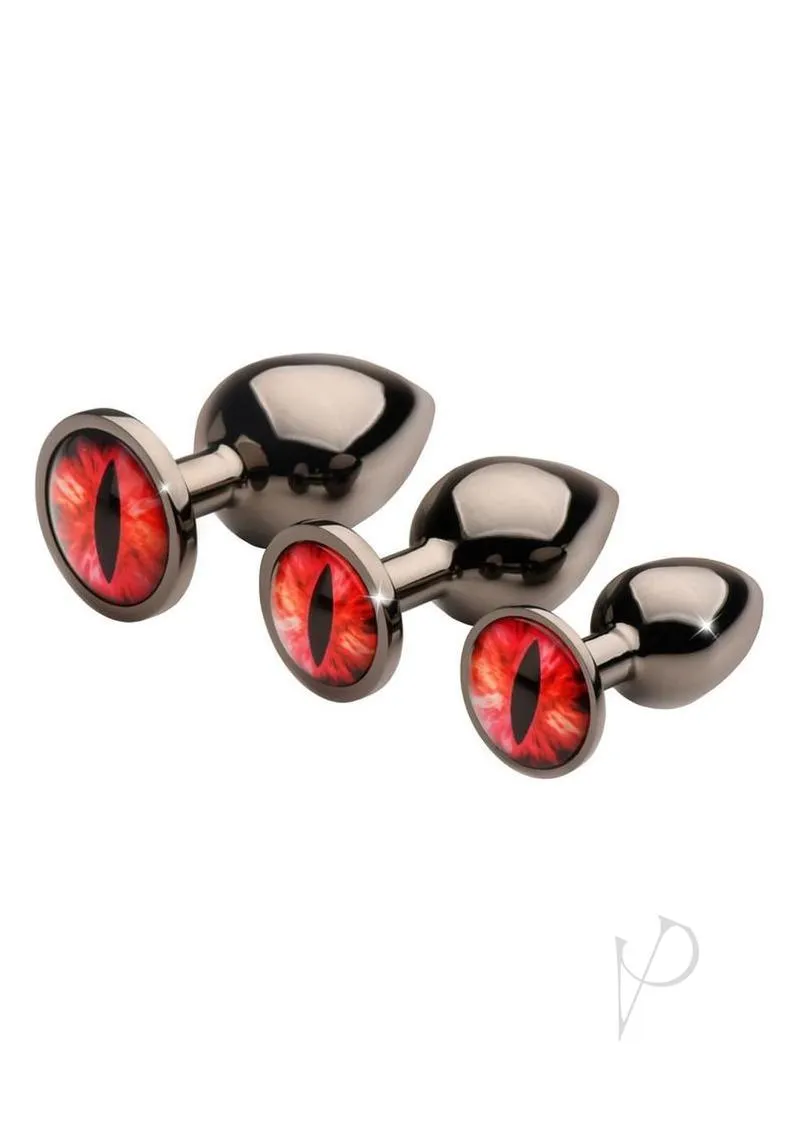 Creature Cock Red Eye Metal Plug 3pc