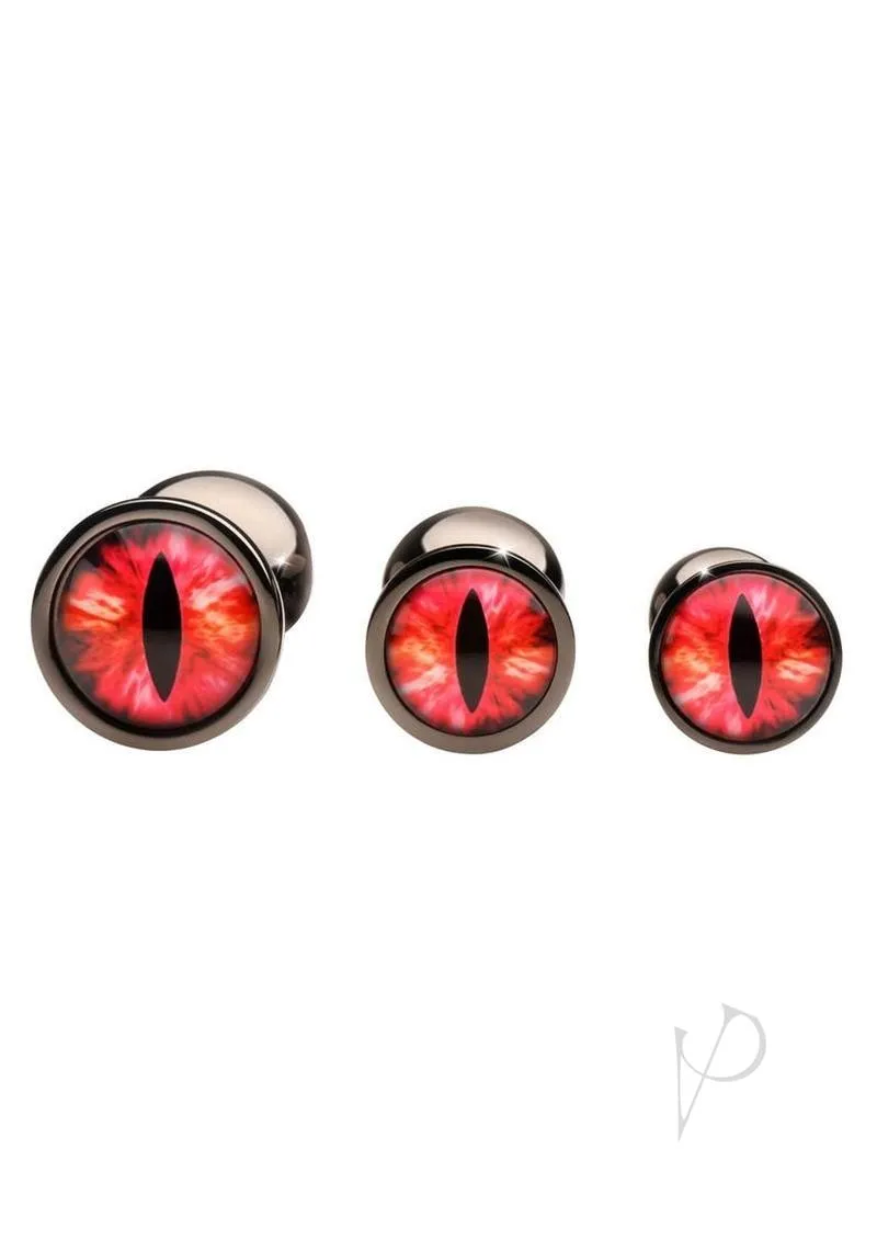 Creature Cock Red Eye Metal Plug 3pc