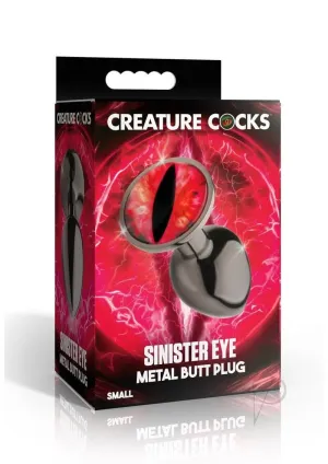 Creature Cock Red Eye Metal Plug Sm