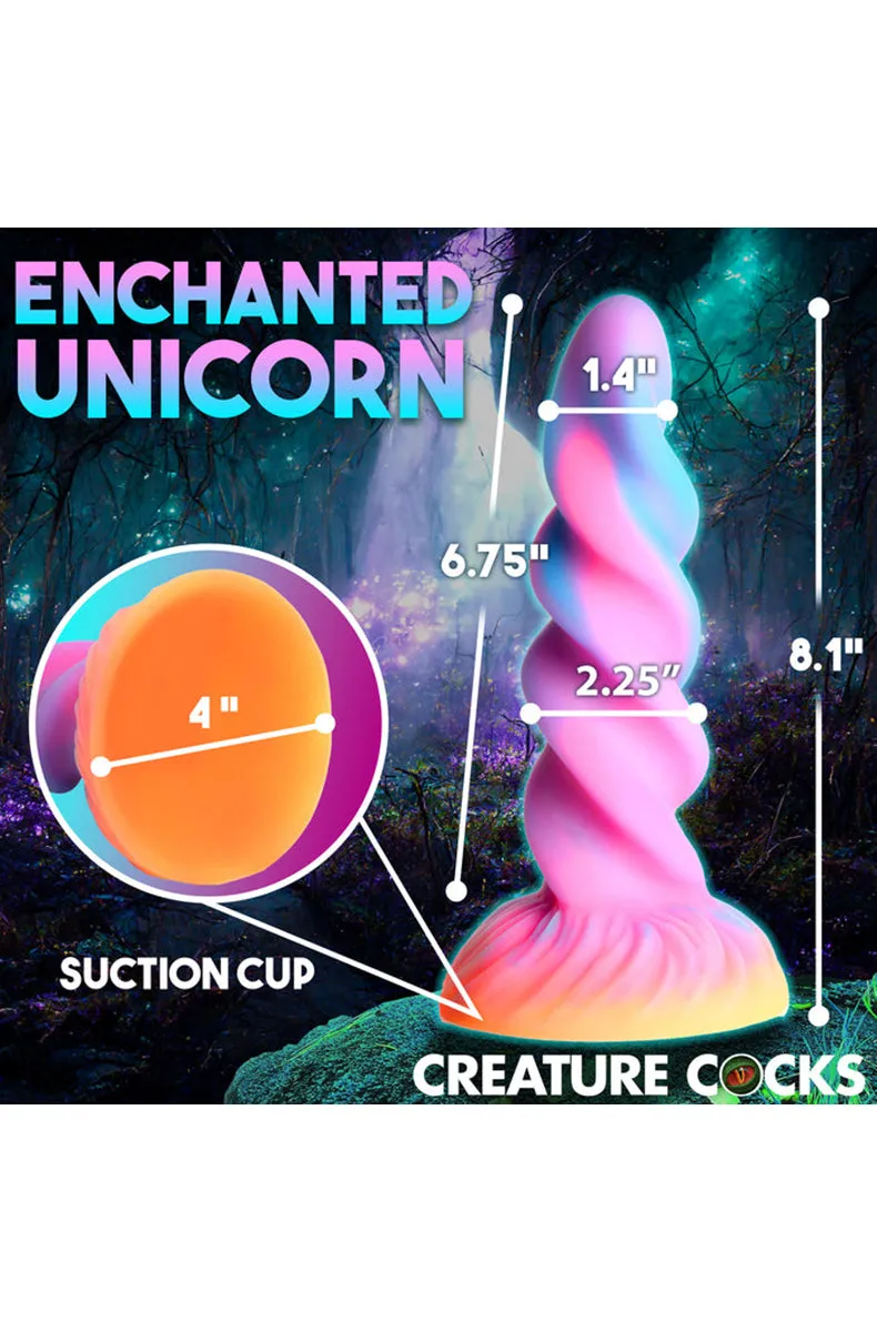 Creature Cocks Glow In The Dark Unicorn Dildo