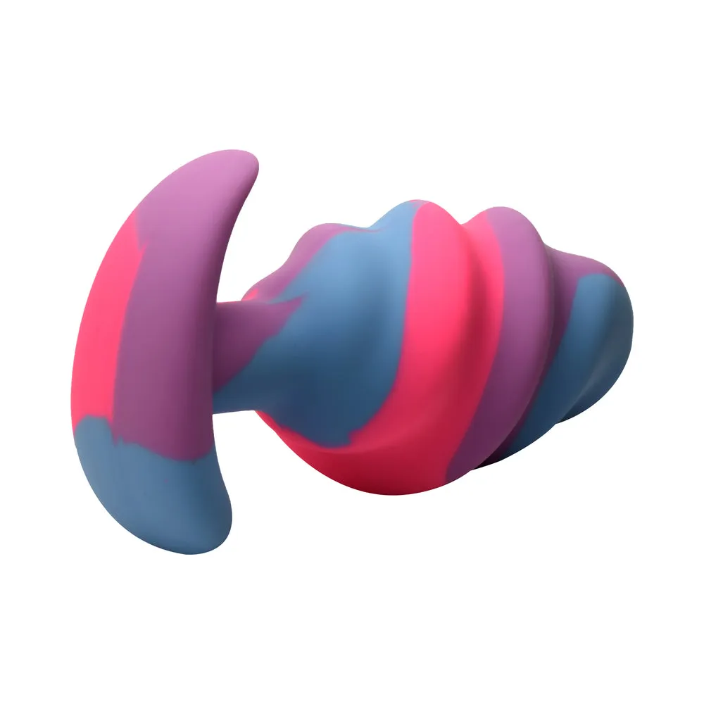 Creature Cocks Unicorn Swirl Silicone Butt Plug L