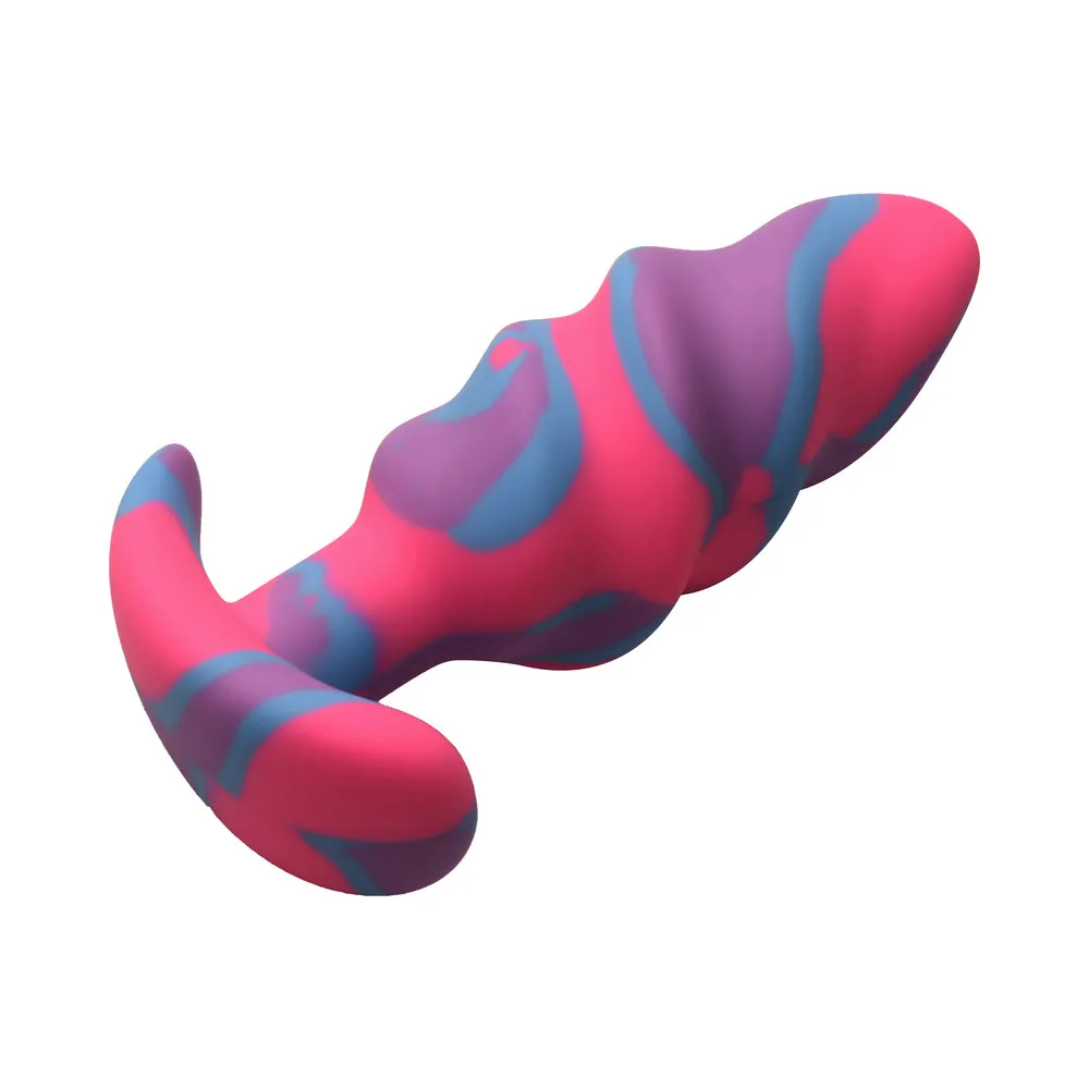 Creature Cocks Unicorn Swirl Silicone Butt Plug M