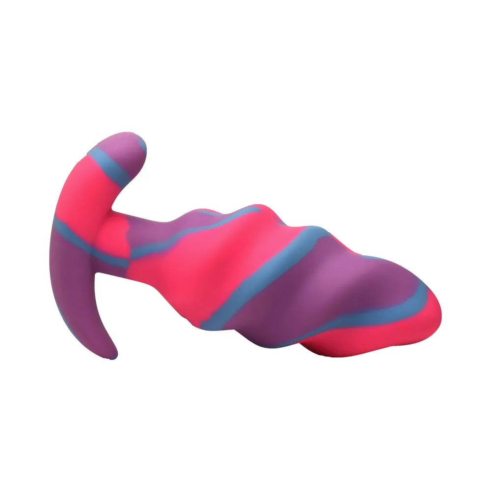 Creature Cocks Unicorn Swirl Silicone Butt Plug M