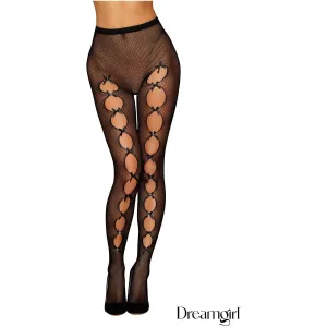 Cutout Bow Pantyhose by Dreamgirl
