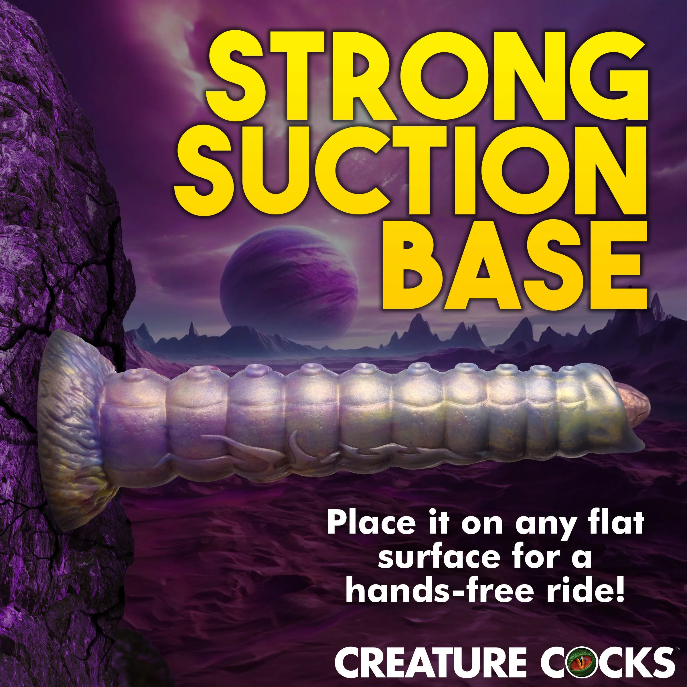 Deep Invader Tentacle Ovipositor Dildo With Eggs