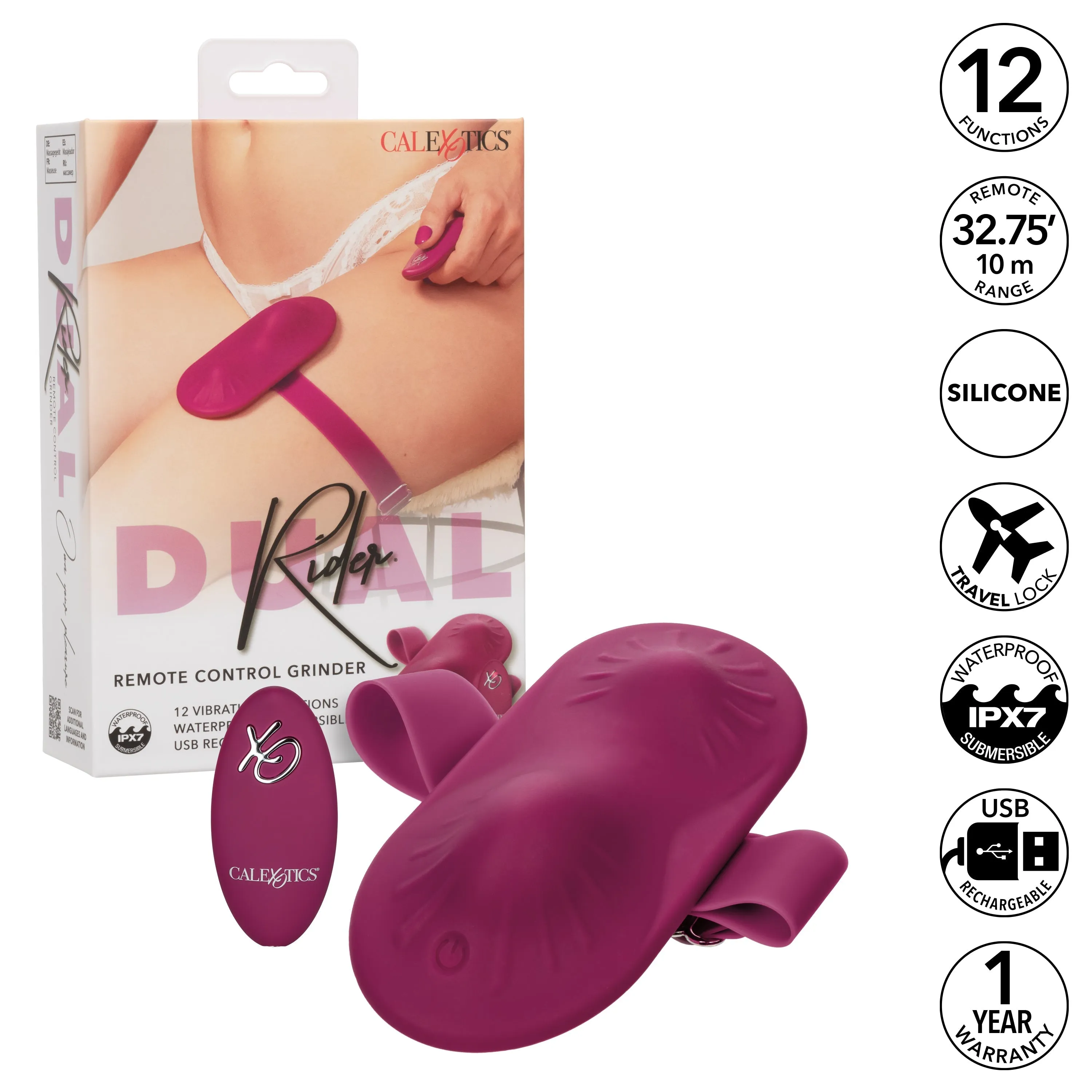 Dual Rider Strap-on Grinding Pad with Remote Control