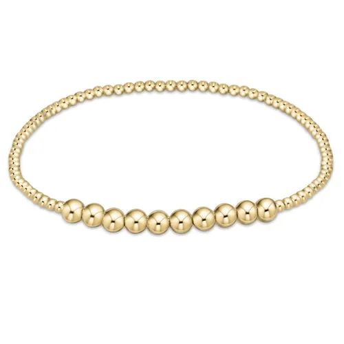 ENewton Classic Gold 2mm Beaded Bliss 4mm Bead Bracelet