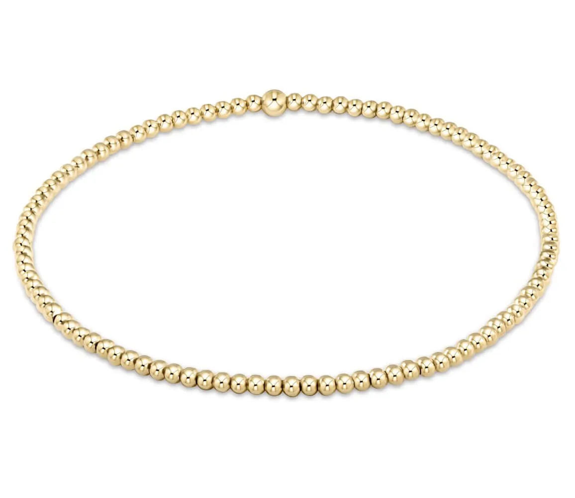 ENewton *eGirl*  2mm Gold Classic Bracelet