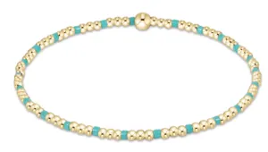 ENewton *egirl* Turquoise 2mm Hope Sincerity Bead Bracelet