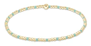 ENewton Mint  2mm Hope Sincerity Bead Bracelet