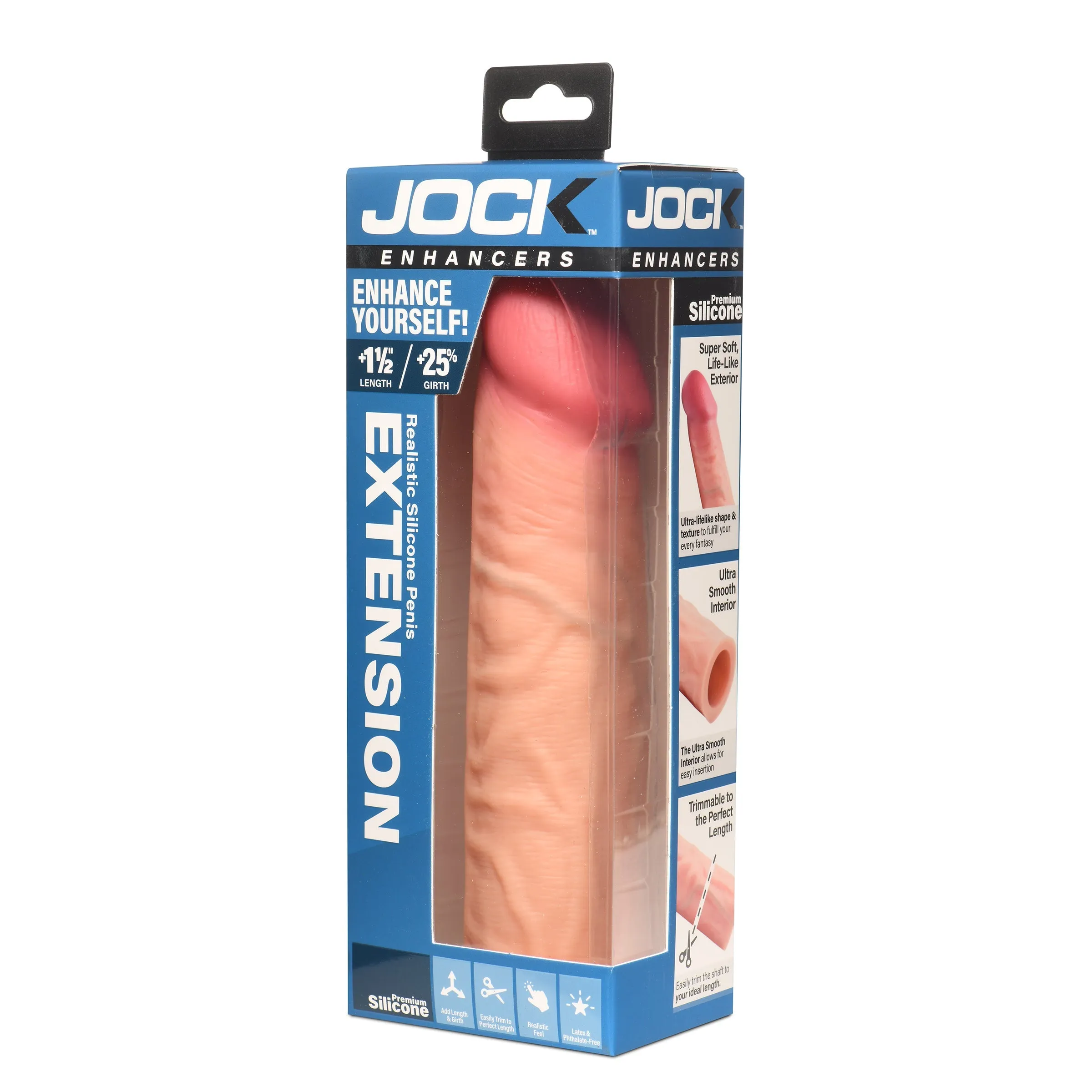 Enhancers 1.5 Silicone Penis Extension Sleeve - Light