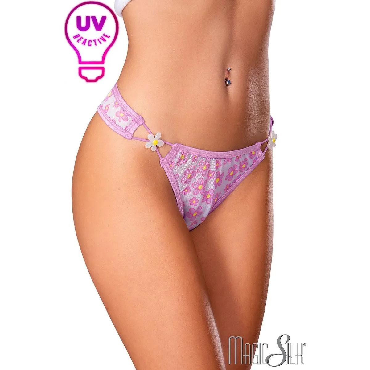 Exposed UV Daisy Thong by Magic Silk