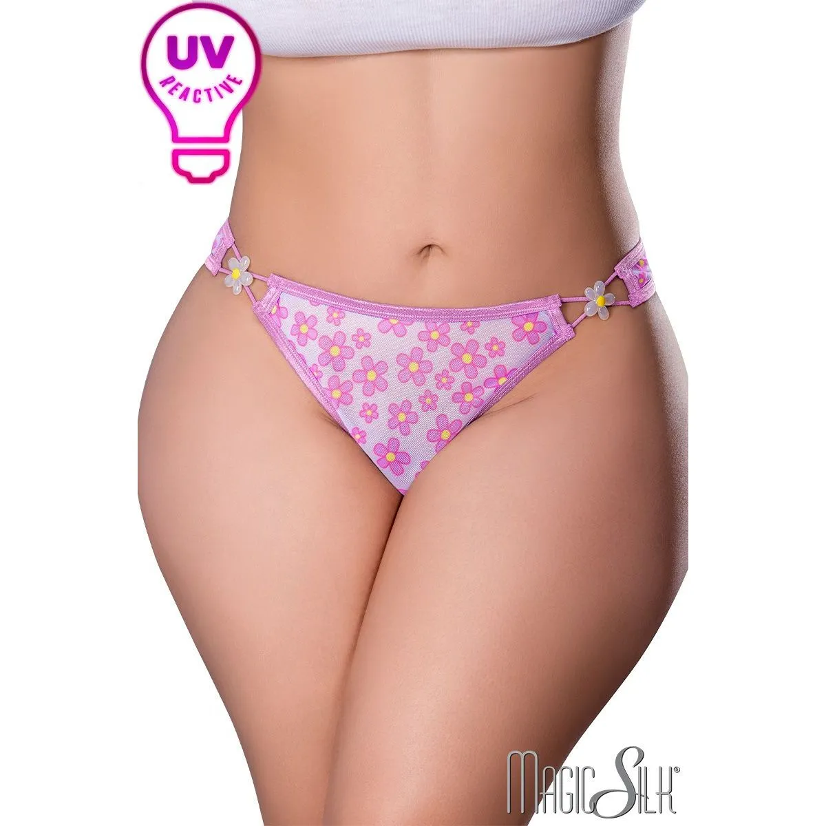 Exposed UV Daisy Thong by Magic Silk