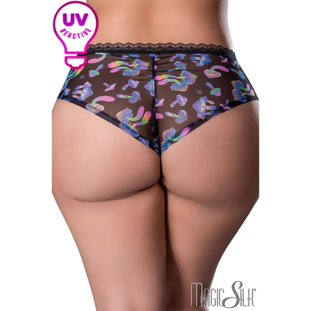 Exposed UV Mushroom Boyshorts by Magic Silk