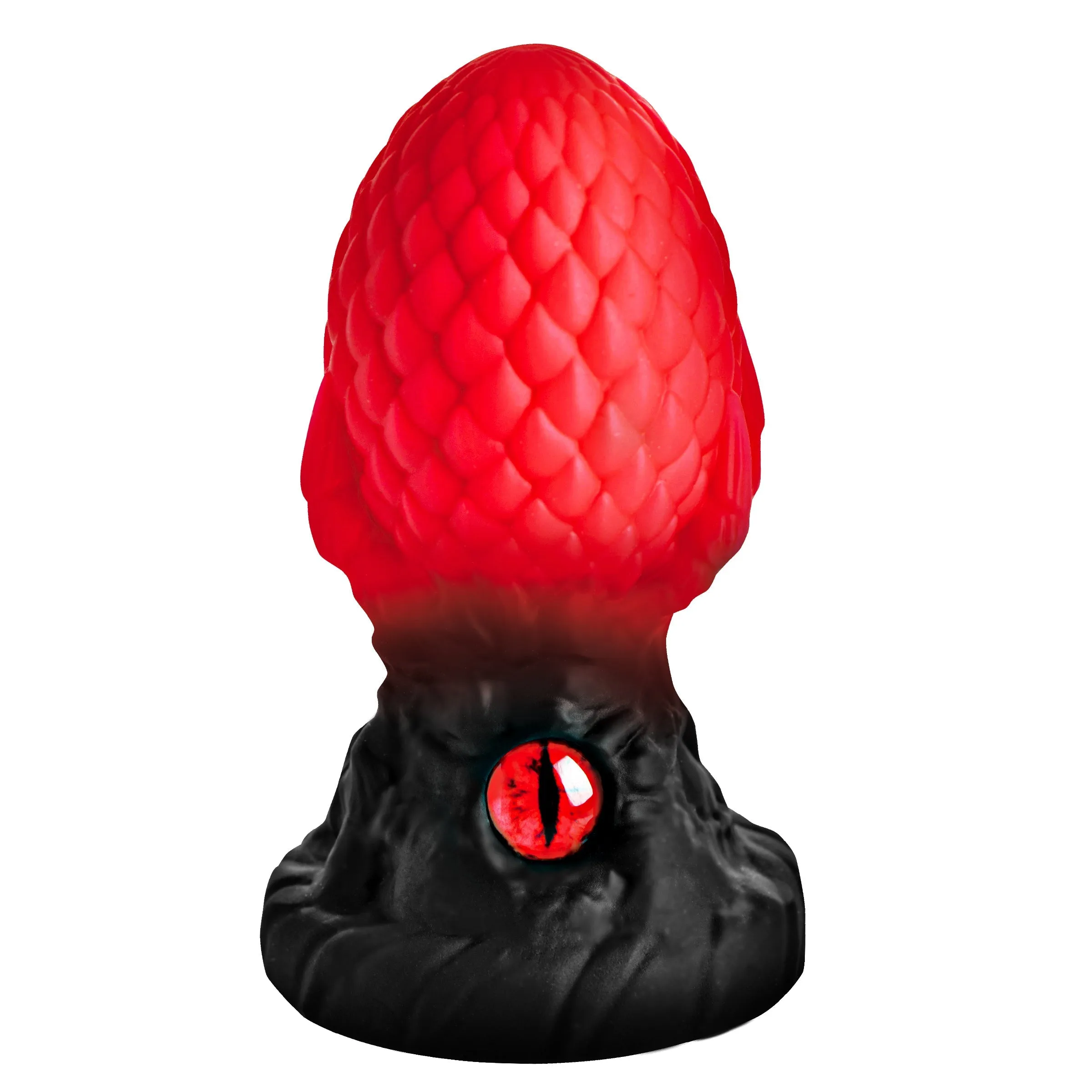 Eye Of The Dragon Silicone Butt Plug - Red