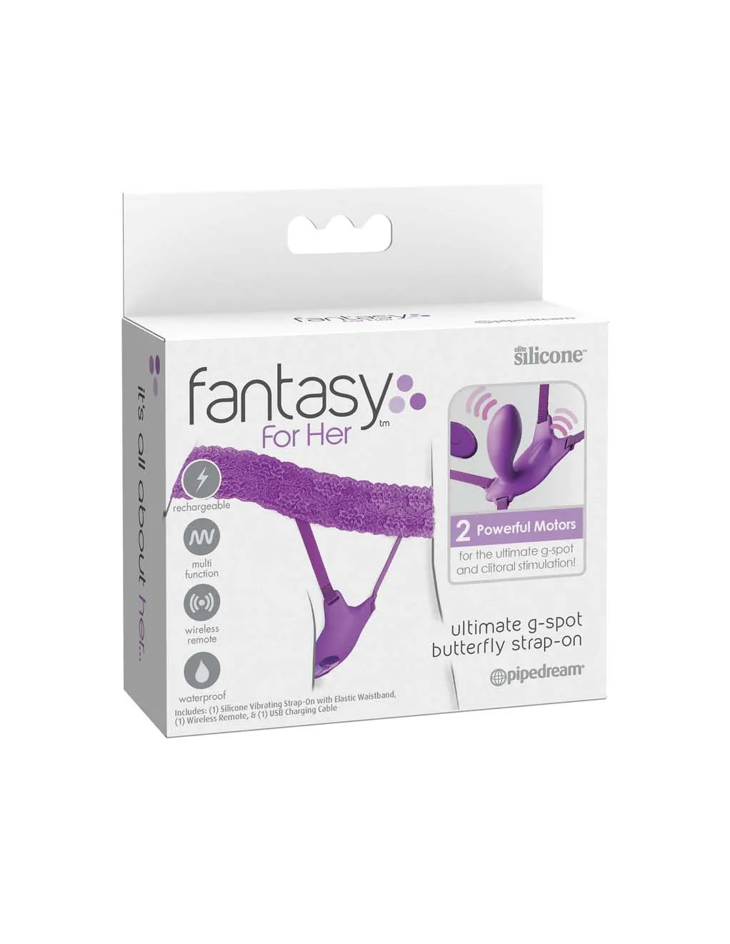 Fantasy For Her G Spot Butterfly Strap On